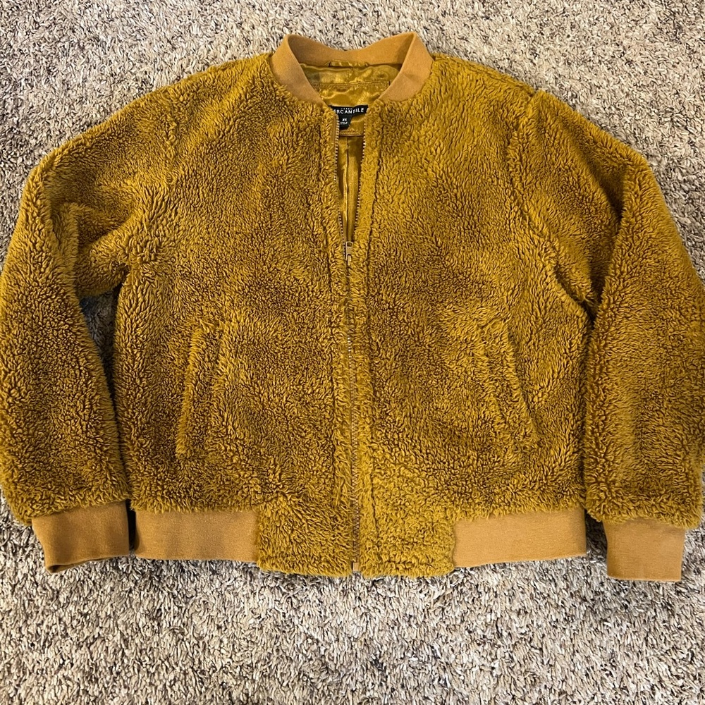 J. Crew Teddy Bomber Jacket